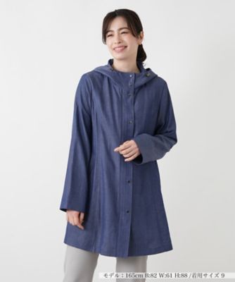 ＜Leilian (Women)＞フーデッドコート【Ｌｅｉｌｉａｎ　ＷＨＩＴＥ　ＬＡＢＥＬ】