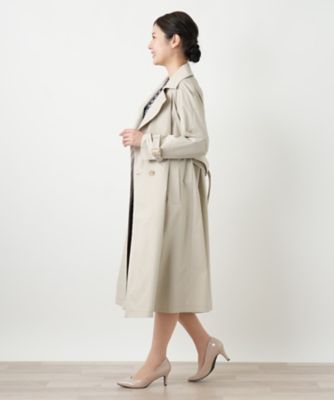 はっ水加工】トレンチコート【Leilian WHITE LABEL