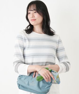 ＜Leilian (Women)＞ボーダークルーネックニット【ＲＯＣＨＡＳ　Ｐｒｅｍｉｅｒｅ】