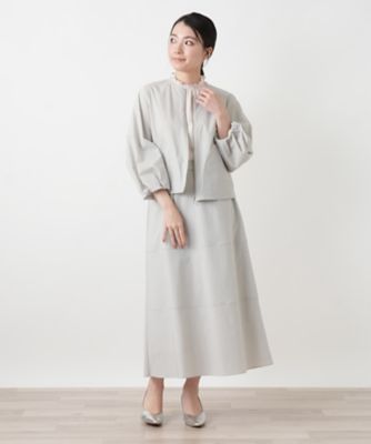 ノーカラージップジャケット | BOURGE (Women)/ブールジュ | 三越