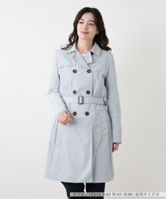 ＜Leilian (Women)＞ステンカラートレンチコート【ＣＩＮＺＩＡ　ＲＯＣＣＡ】