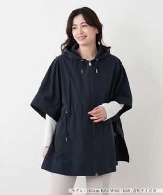 ＜Leilian (Women)＞フーデッド五分袖コート【ＣＩＮＺＩＡ　ＲＯＣＣＡ】