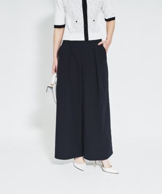 ＜BOURGE (Women)＞タックワイドパンツ