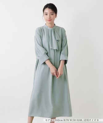 ボウタイフレアワンピース【BOURGE】 | BOURGE (Women