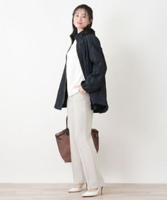 スタンドカラージップコート【ROCHAS Premiere