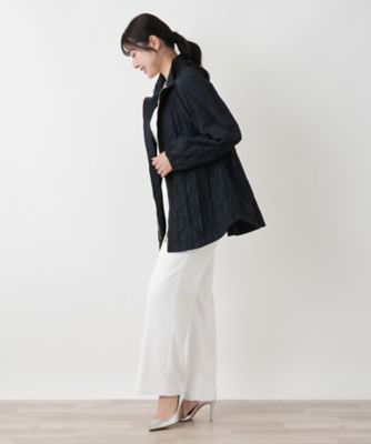 スタンドカラージップコート【ROCHAS Premiere