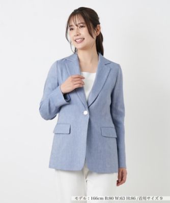 ＜Leilian (Women)＞テーラードジャケット【ＲＯＣＨＡＳ　Ｐｒｅｍｉｅｒｅ】【２６年３月カタログ】