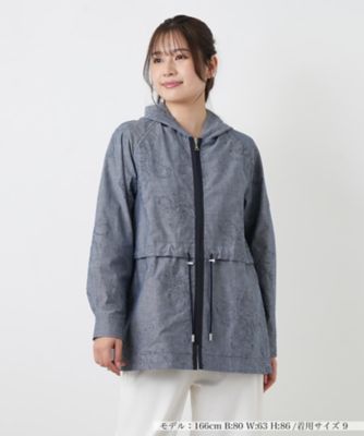 ＜Leilian (Women)＞フーディーコート【ＲＯＣＨＡＳ　Ｐｒｅｍｉｅｒｅ】【２６年３月カタログ】