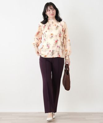 23区 ニジュウサンク フリル ブラウス ホワイト 38 美品 M 23区 - 23区 