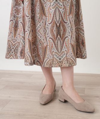 ペイズリー柄リボンワンピース【ROCHAS Premiere