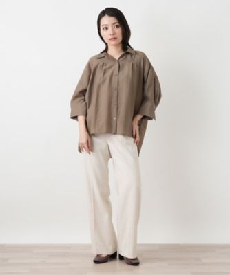 ボリュームタックブラウス【ROCHAS Premiere