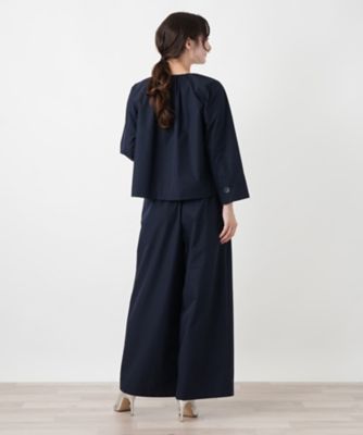 ノーカラージップジャケット【Leilian WHITE LABEL