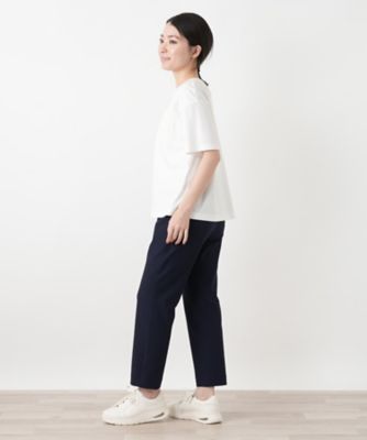 イタリア製 定価10万 ビッグおりぼんとろみシルクカットソー レースクルーネックカットソー【ROCHAS Premiere
