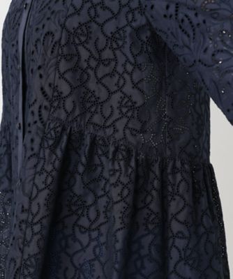 カットワークレースペプラムブラウス | Leilian (Women)/レリアン