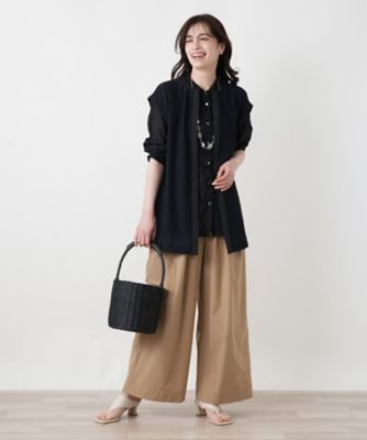 セミロングニットベスト【ROCHAS Premiere】 | Leilian