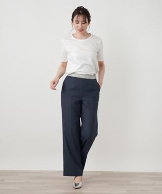 配色センタープレスパンツ【ROCHAS Premiere