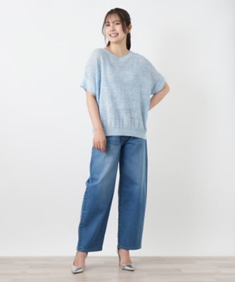 レリアン13号➕　サマーニット　７分丈 サマーニット | Leilian (Women)/レリアン | 三越伊勢丹オンライン