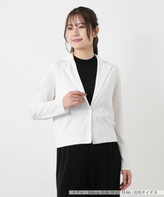 ＜Leilian (Women)＞ショート丈ジャケット風カーディガン【２６年３月カタログ】