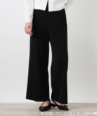 ＜Leilian (Women)＞ストレッチニットパンツ【２６年３月カタログ】