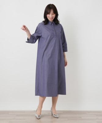 比翼七分袖シャツワンピース | Leilian (Women)/レリアン | 三越伊勢丹