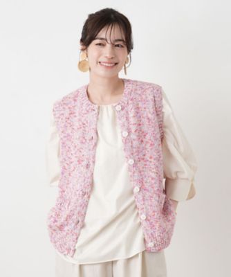 スカーフタイギャザーブラウス【Leilian WHITE LABEL