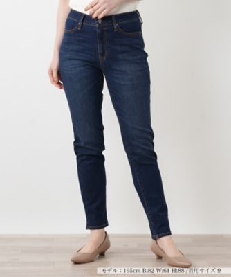 ＜Leilian (Women)＞スリムデニムパンツ【Ｌ　ＪＥＡＮＳ】