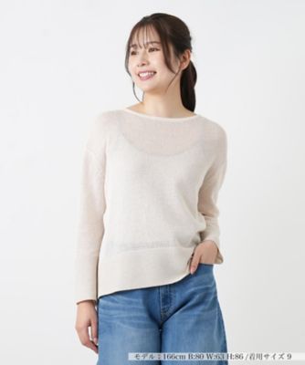 ＜Leilian (Women)＞ボートネックニット【２６年３月カタログ】