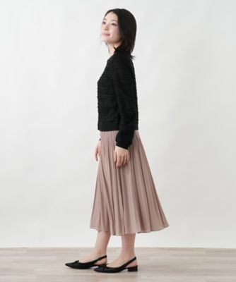 ラメノーカラージャケット【セレモニー】 | Leilian (Women)/レリアン