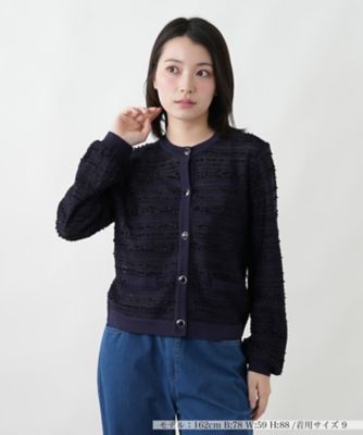 ＜Leilian (Women)＞ラメノーカラージャケット【セレモニー】