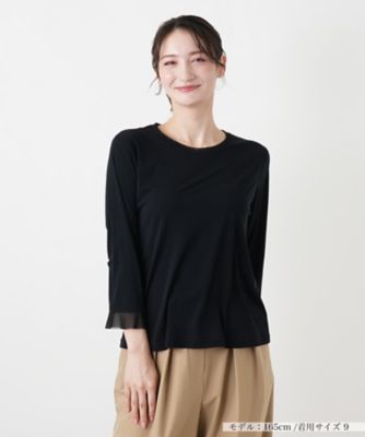 LOHEN サイドスリット　クルーネックカットソー サイドスリットクルーネックカットソー lohenの通販 by SUNIs shop｜ラクマ