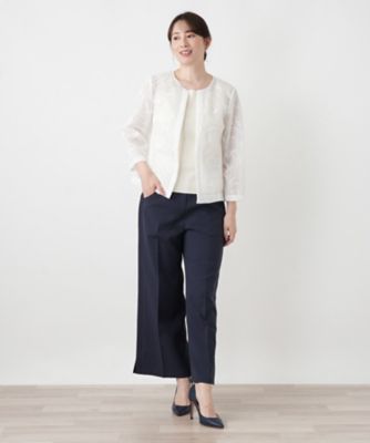 シアーノーカラージャケット | Leilian (Women)/レリアン | 三越伊勢丹