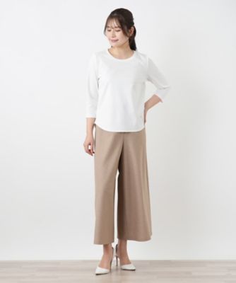 P644 新品未使用 S レリアン ストレッチ 重ね着 カットソー レディース 七分袖カットソー | Leilian (Women)/レリアン | 三越伊勢丹オンライン