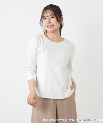 ＜Leilian (Women)＞七分袖カットソー【Ｒｉｃｈ　１－ｍｉｌｅ】【２６年３月カタログ】