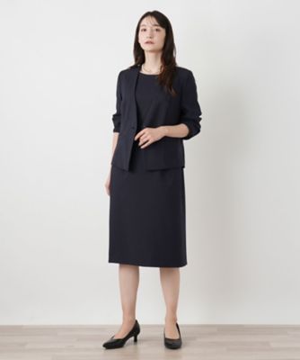 leilian レリアン　ボリュームスリーブサックワンピース 11 黒　美品 ミディ丈サックワンピース | Leilian (Women)/レリアン | 三越伊勢丹