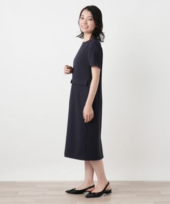 ミディ丈サックワンピース | Leilian (Women)/レリアン | 三越伊勢丹
