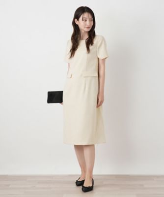 未使用 レリアン Leilian ミディ丈 プリーツ ワンピース 9 ミディ丈サックワンピース | Leilian (Women)/レリアン | 三越伊勢丹