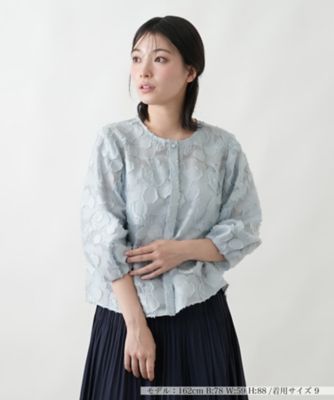フラワーモチーフ比翼ブラウス【セレモニー】 | Leilian (Women