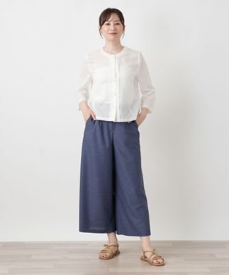 ストレッチガウチョパンツ | Leilian (Women)/レリアン | 三越伊勢丹