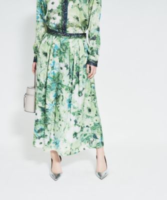 ＜BOURGE (Women)＞プリントフレアスカート