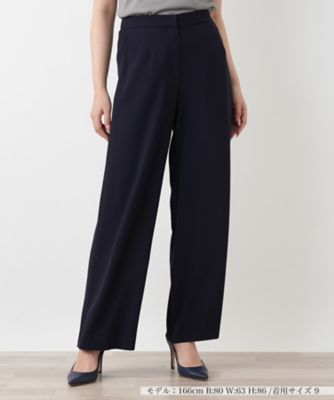 ＜BOURGE (Women)＞タックストレートパンツ