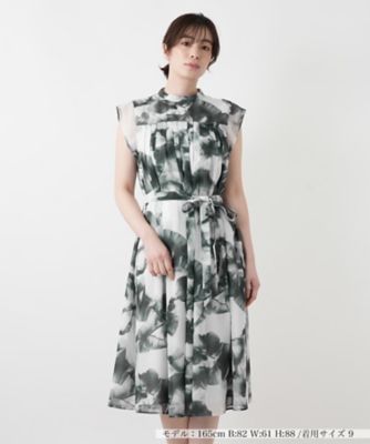 ＜BOURGE (Women)＞プリントフレアワンピース