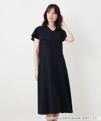 Vネックフレアワンピース | BOURGE (Women)/ブールジュ | 三越伊勢丹