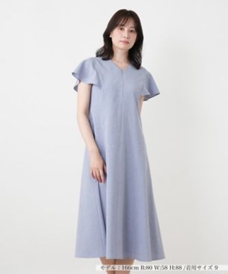 Vネックフレアワンピース | BOURGE (Women)/ブールジュ | 三越伊勢丹