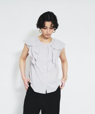 ＜BOURGE (Women)＞ラッフルフリルブラウス