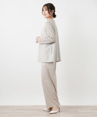 未使用タグ付⭐️定価71500円！レリアン レースジャケット 羽織 完売 白 M ニット切替比翼ジャケット|レリアン | レリアン公式オンラインストア
