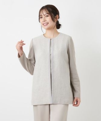 未使用タグ付⭐️定価71500円！レリアン レースジャケット 羽織 完売 白 M ノーカラージャケット|レリアン | レリアン公式オンラインストア
