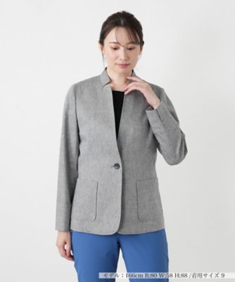 ＜Leilian (Women)＞スタンドカラーテーラードジャケット