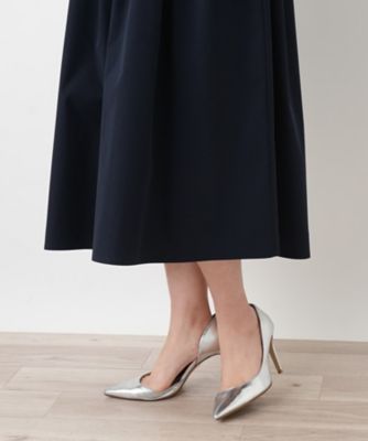 洗えるウエストリボンフレアワンピース【MUSE BY ROCHAS