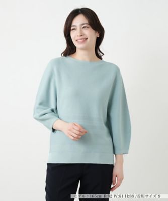 ＜Leilian (Women)＞クルーネックニット【Ｌｅｉｌｉａｎ　ＷＨＩＴＥ　ＬＡＢＥＬ】