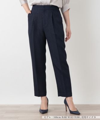 ＜BOURGE (Women)＞ジャカードタックパンツ